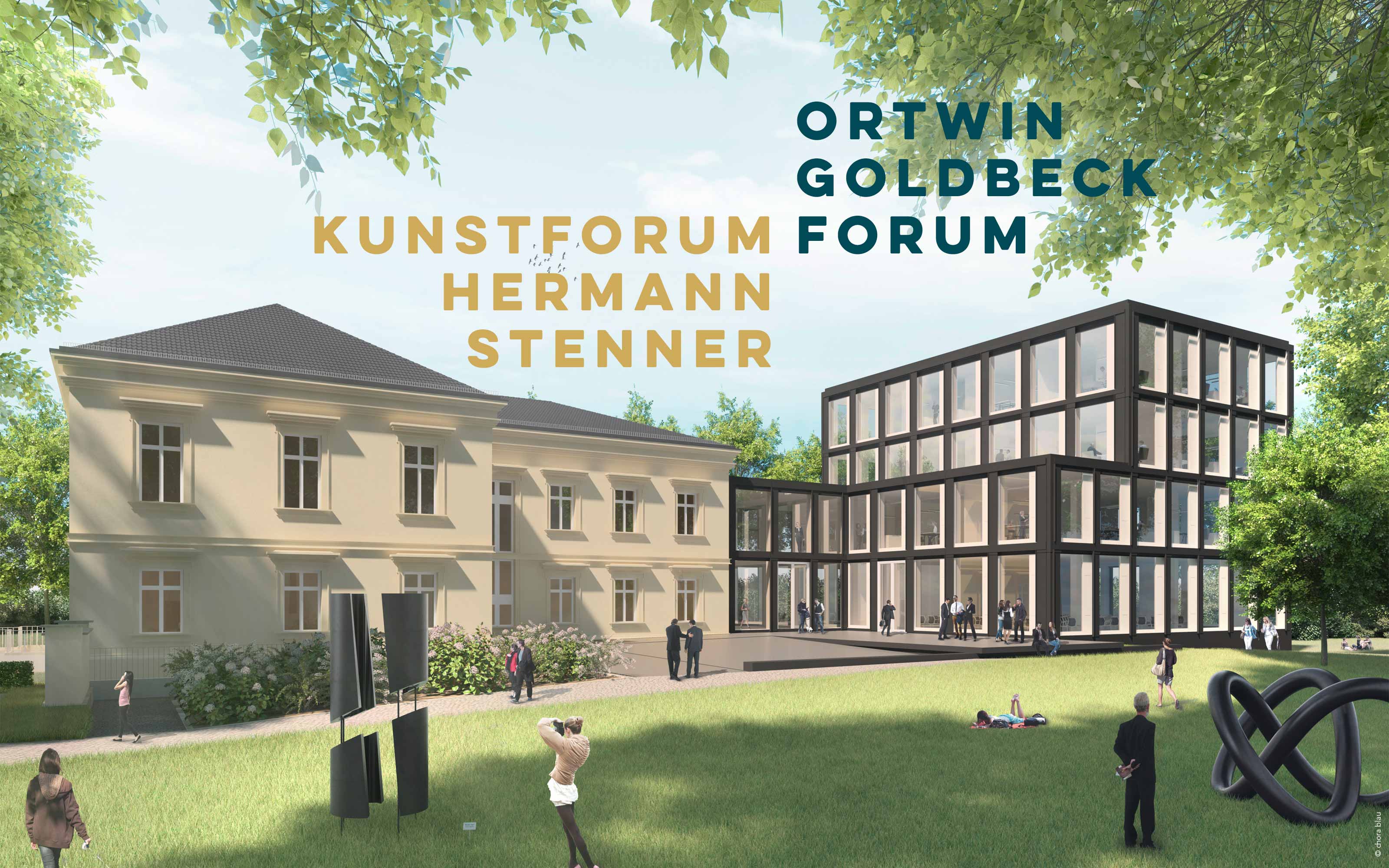 Visualisierung Ortwin Goldbeck Forum / Kunstforum Hermann Stenner